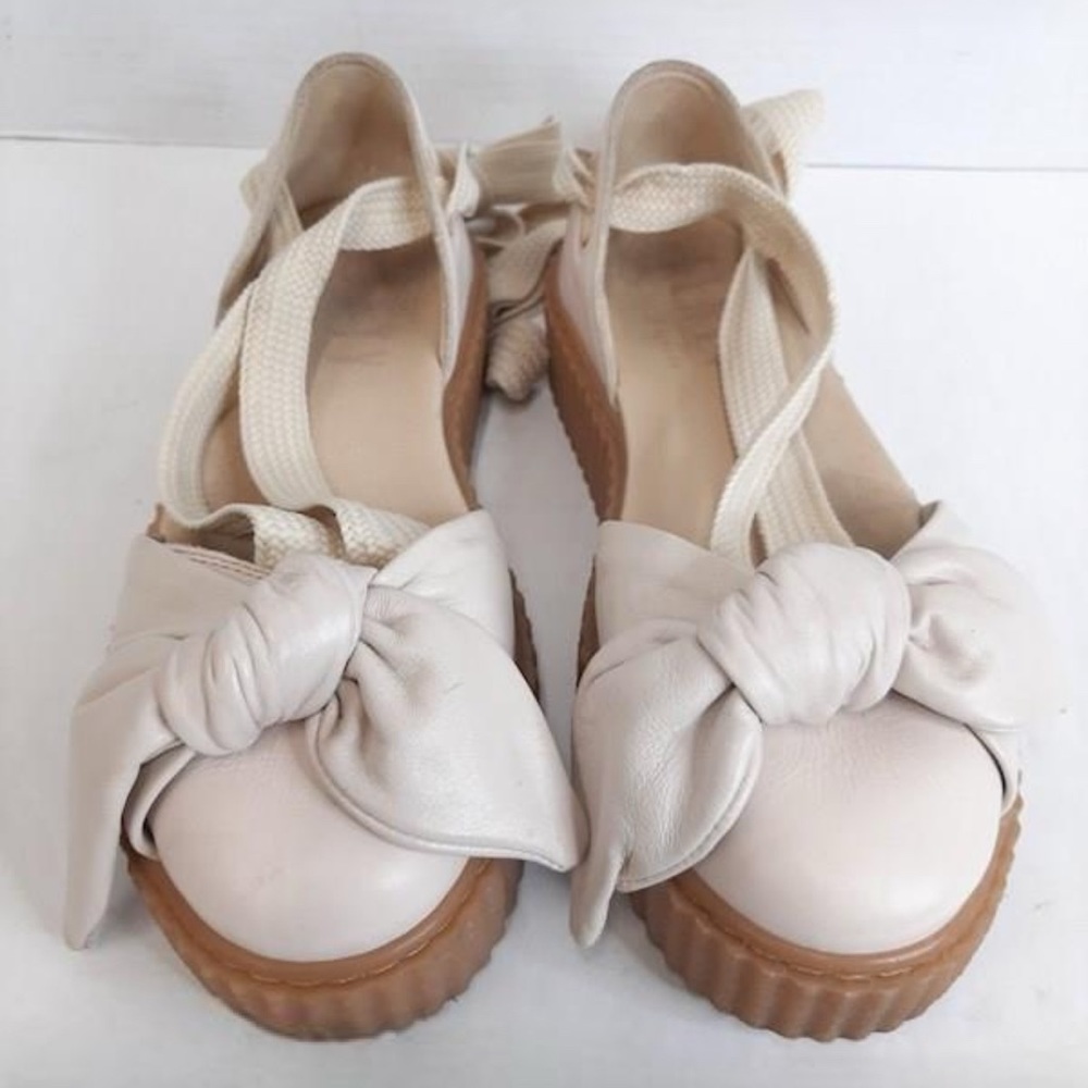Puma X Fenty Rihanna Bow Creeper Sandal Color Oatmeal Size 6.5